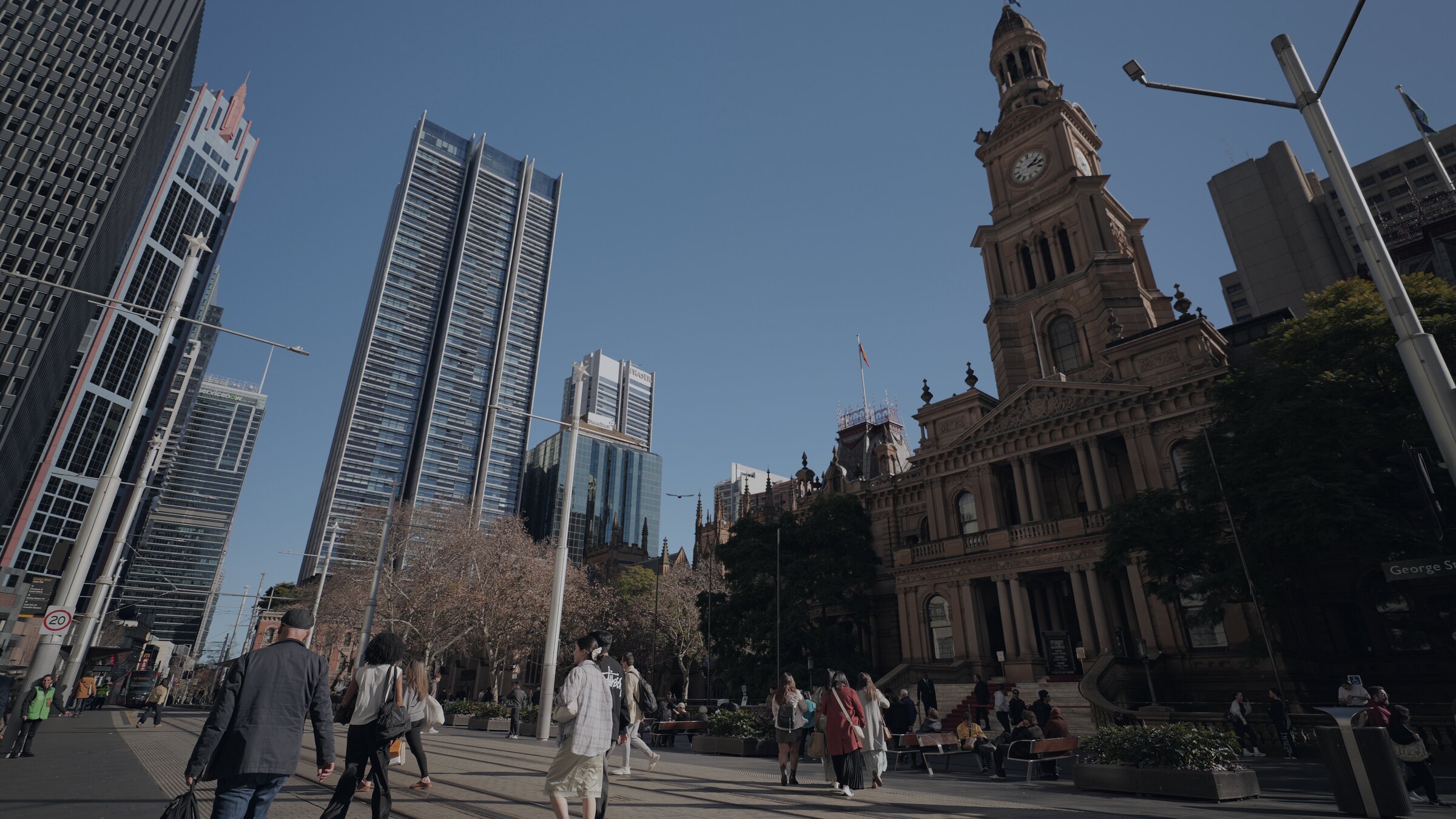 Sydney CBD architecture and city streets